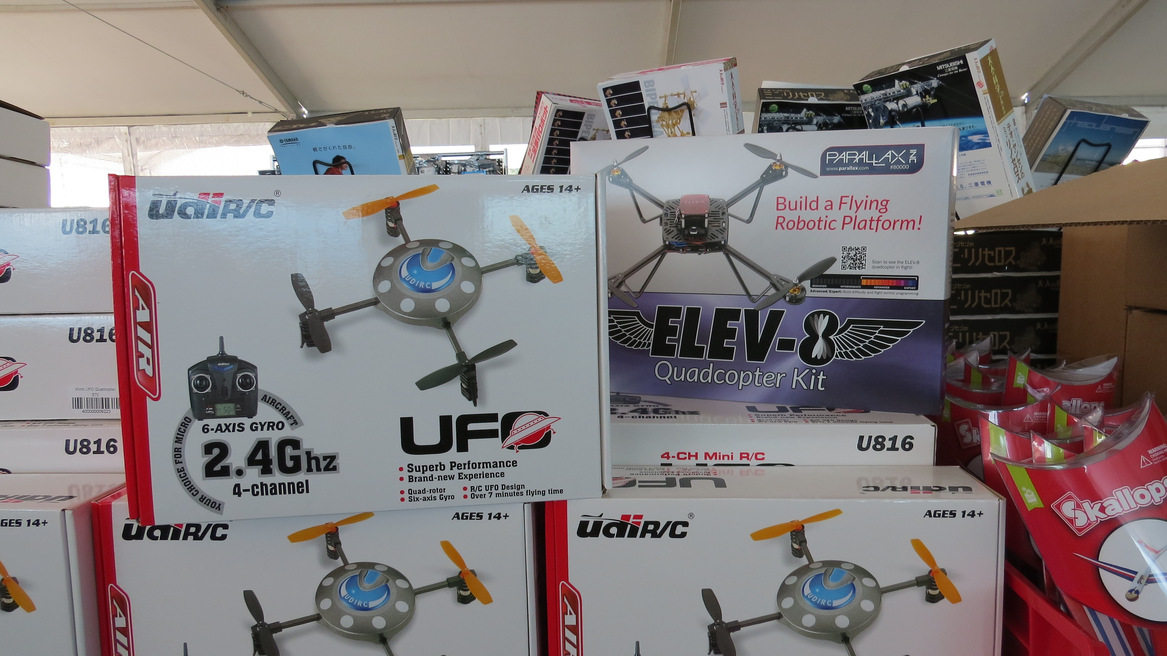 You have quadcopter options.